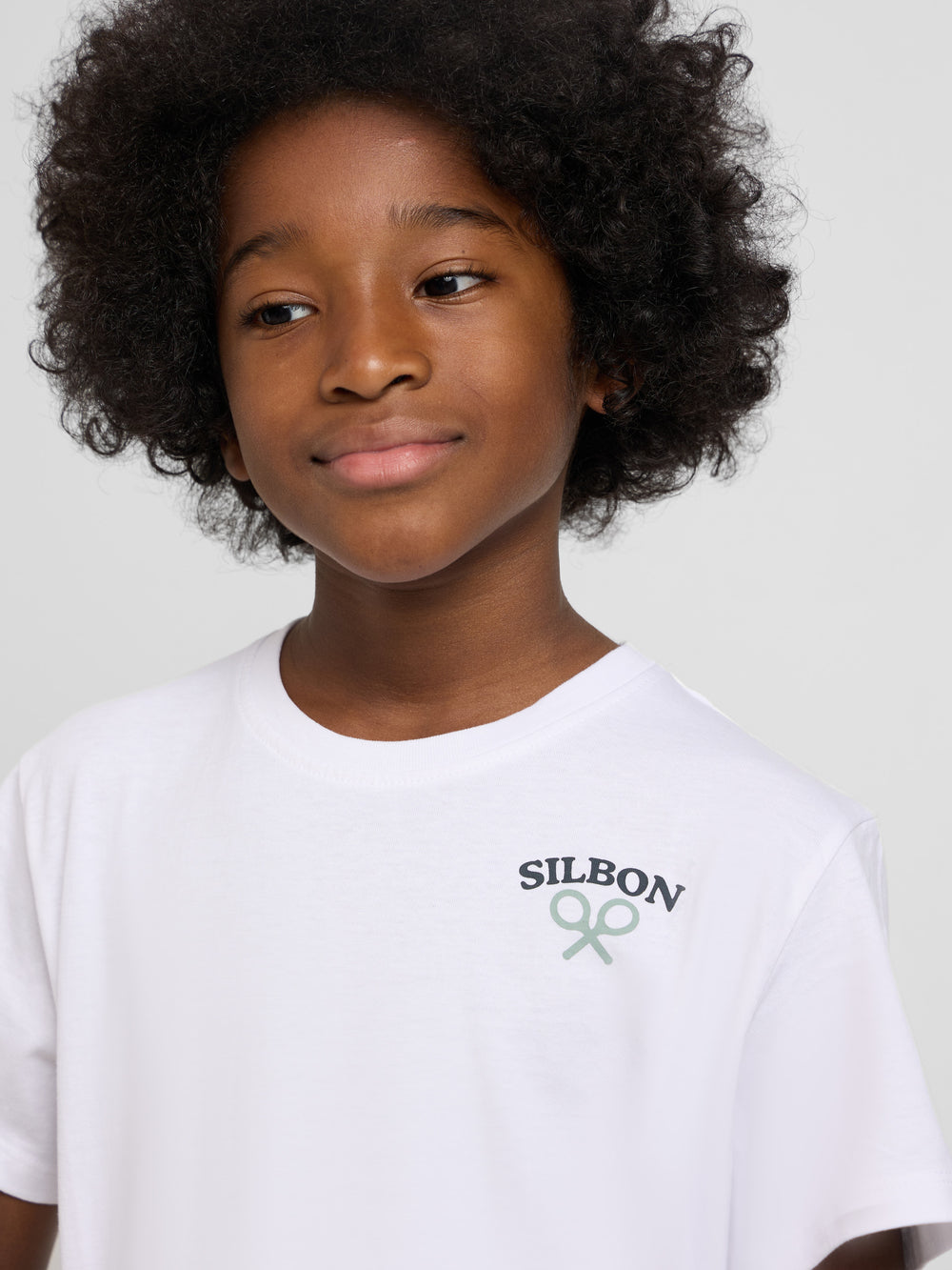 White kids picture t-shirt