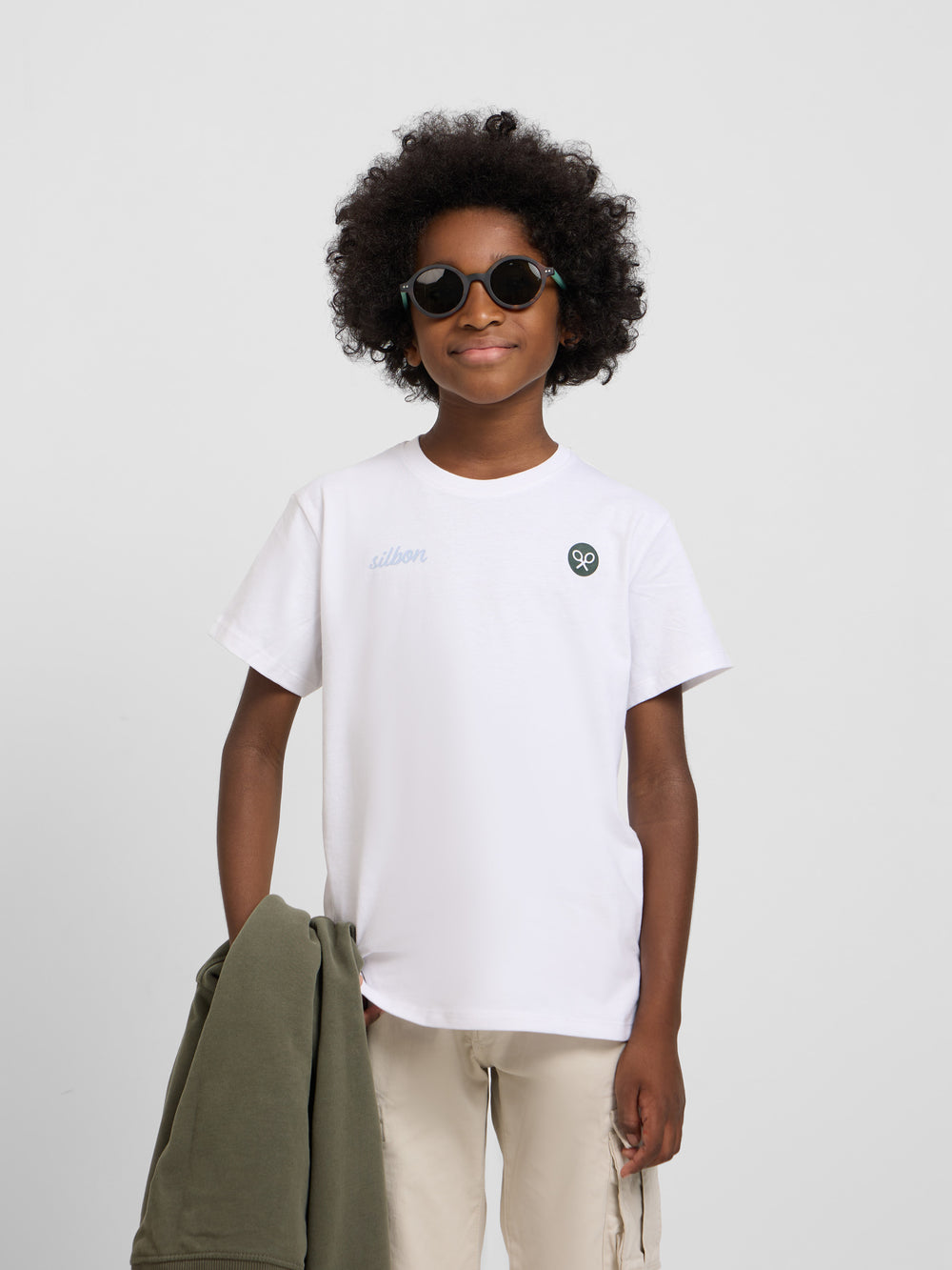 White kids tennis club t-shirt
