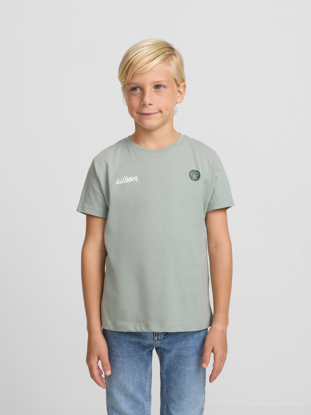 Kids tennis club green t-shirt