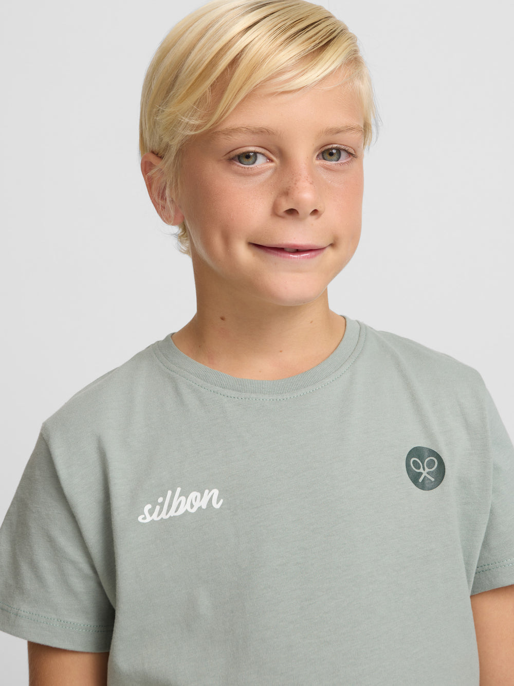 Kids tennis club green t-shirt