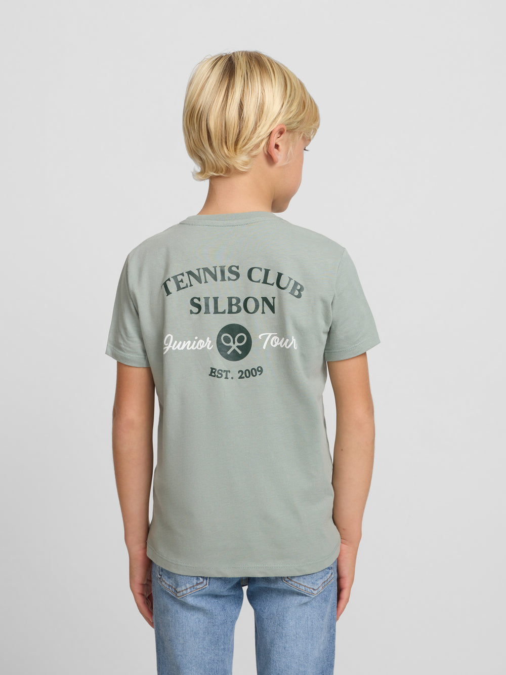 Kids tennis club green t-shirt