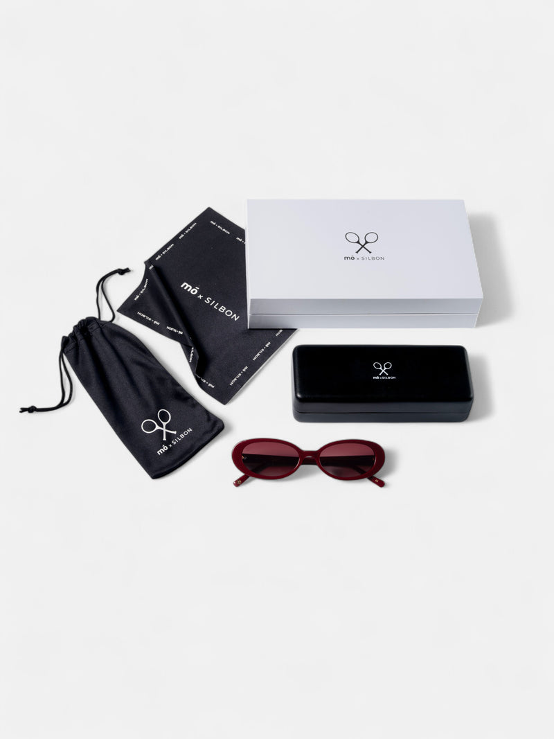 MOXSILBON Aurale Bordeaux Sunglasses