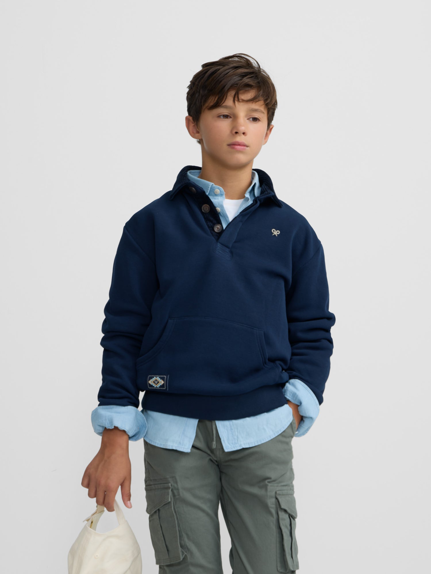 Forro polar kids canguro marino