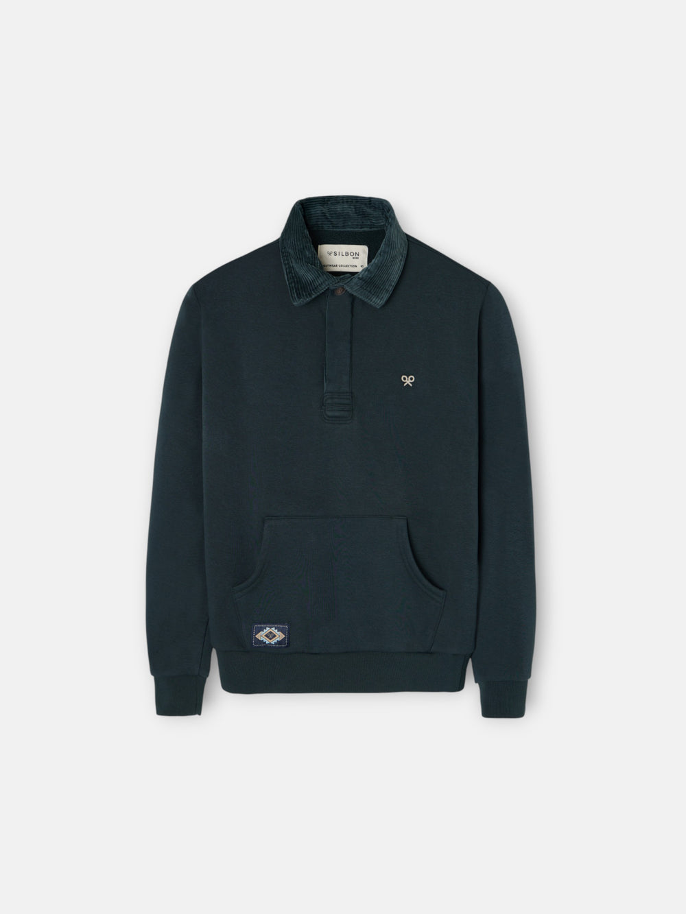 Forro polar kids canguro verde medio