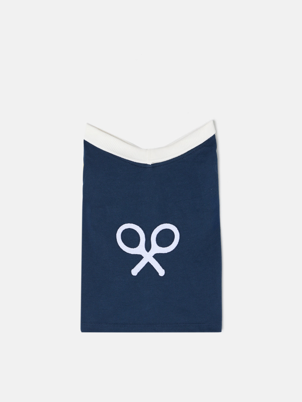 Polo mascotas multicolor azul marino