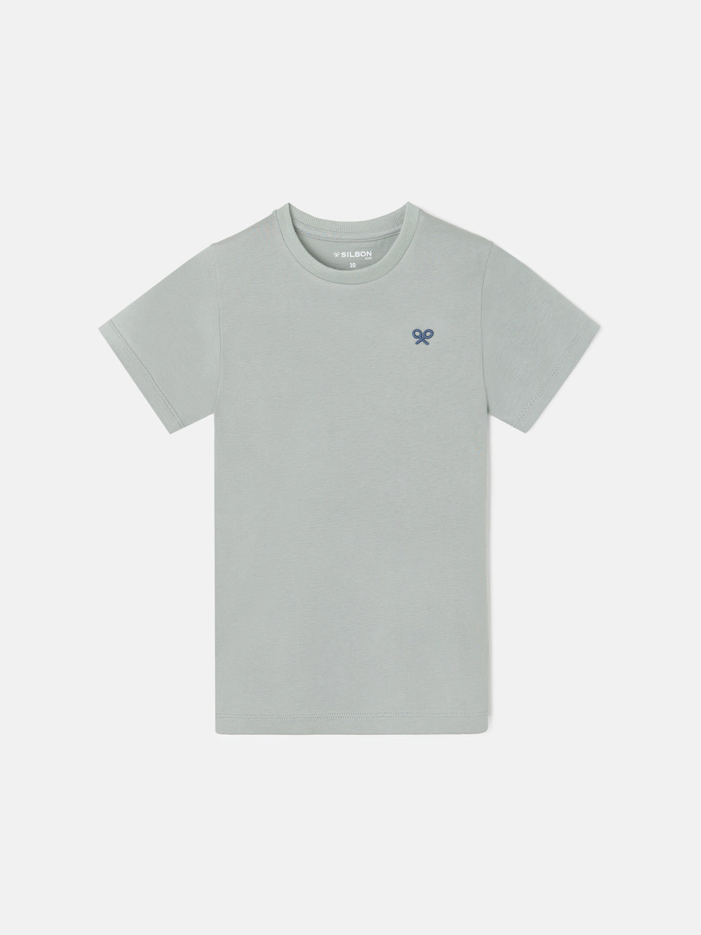 Kids' green minilogo T-shirt