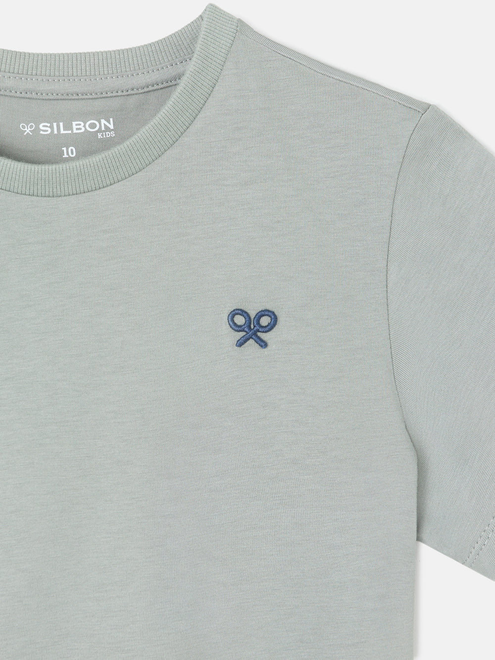 Kids' green minilogo T-shirt