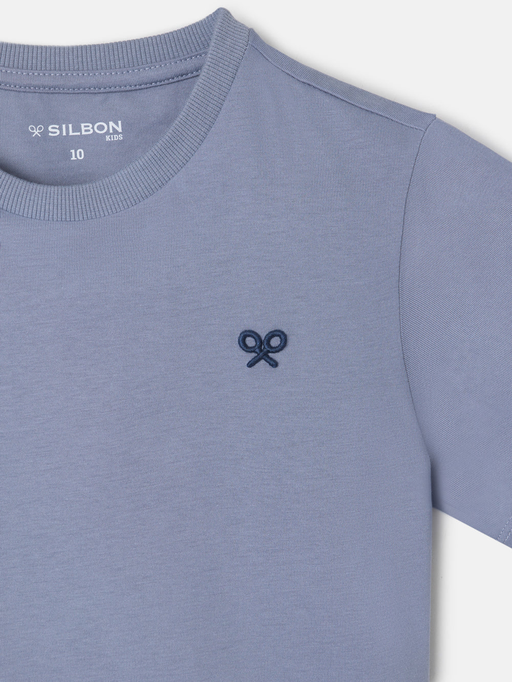 Kids' blue minilogo T-shirt