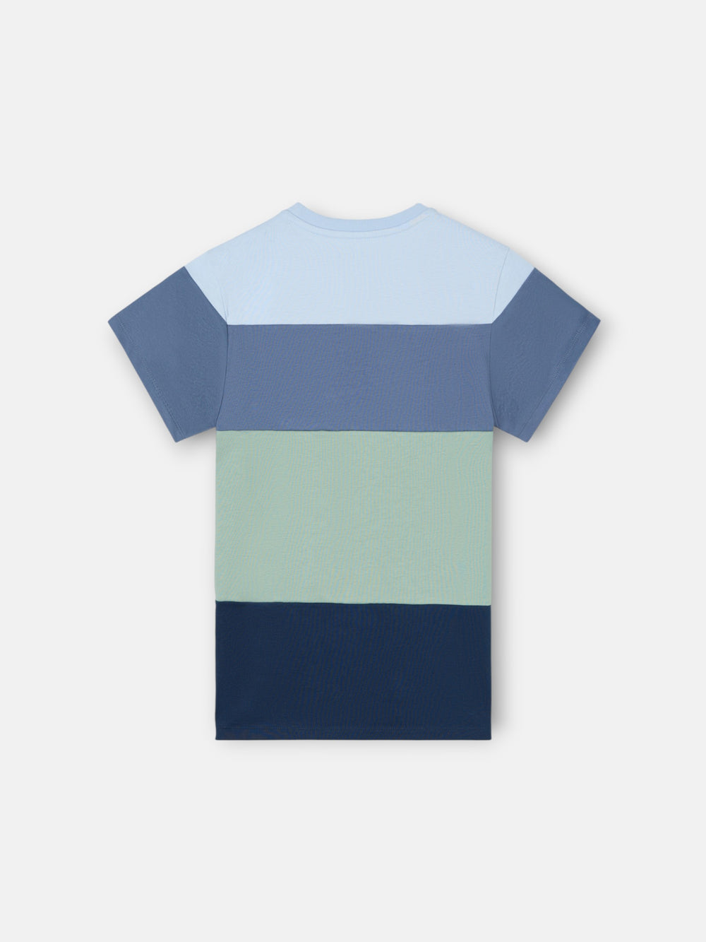 Kids' green striped T-shirt