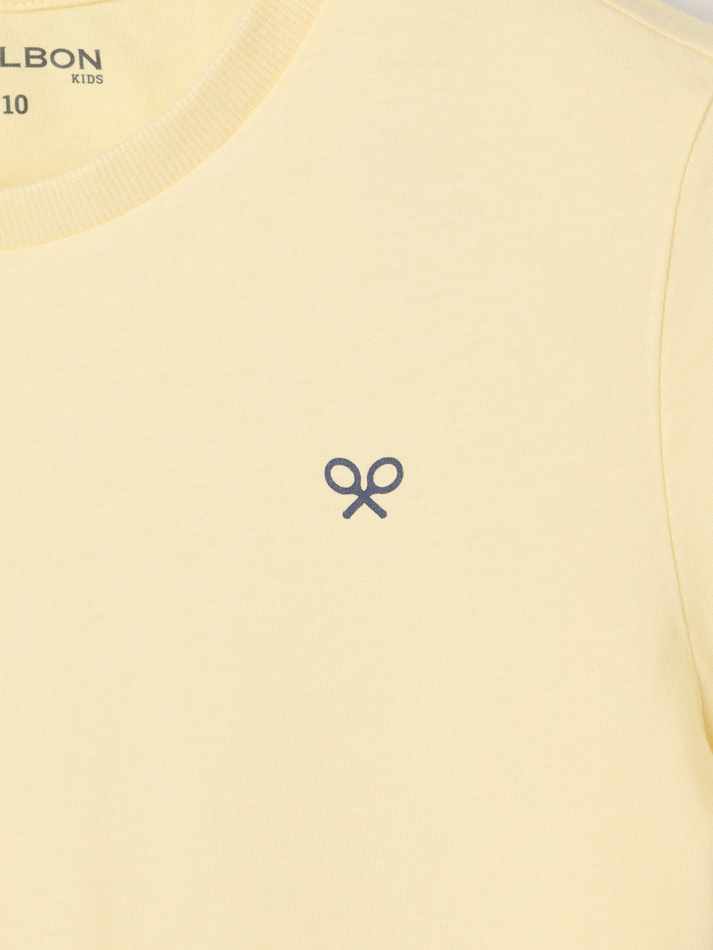 Yellow ethnic kids' t-shirt