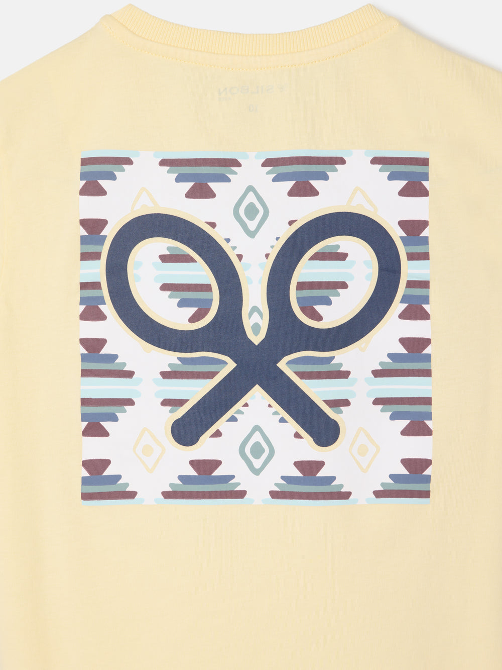 Yellow ethnic kids' t-shirt