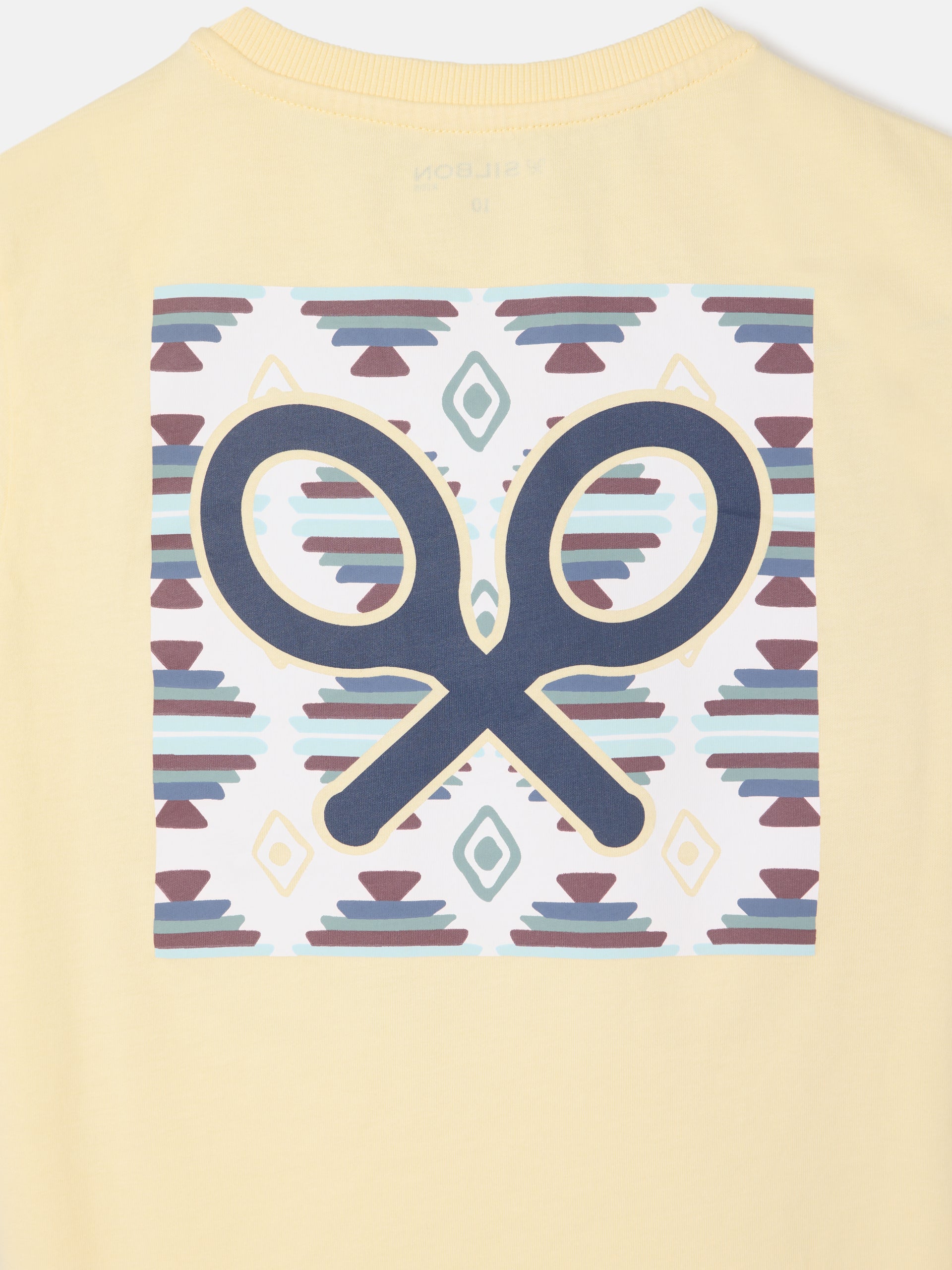 Yellow ethnic kids' t-shirt