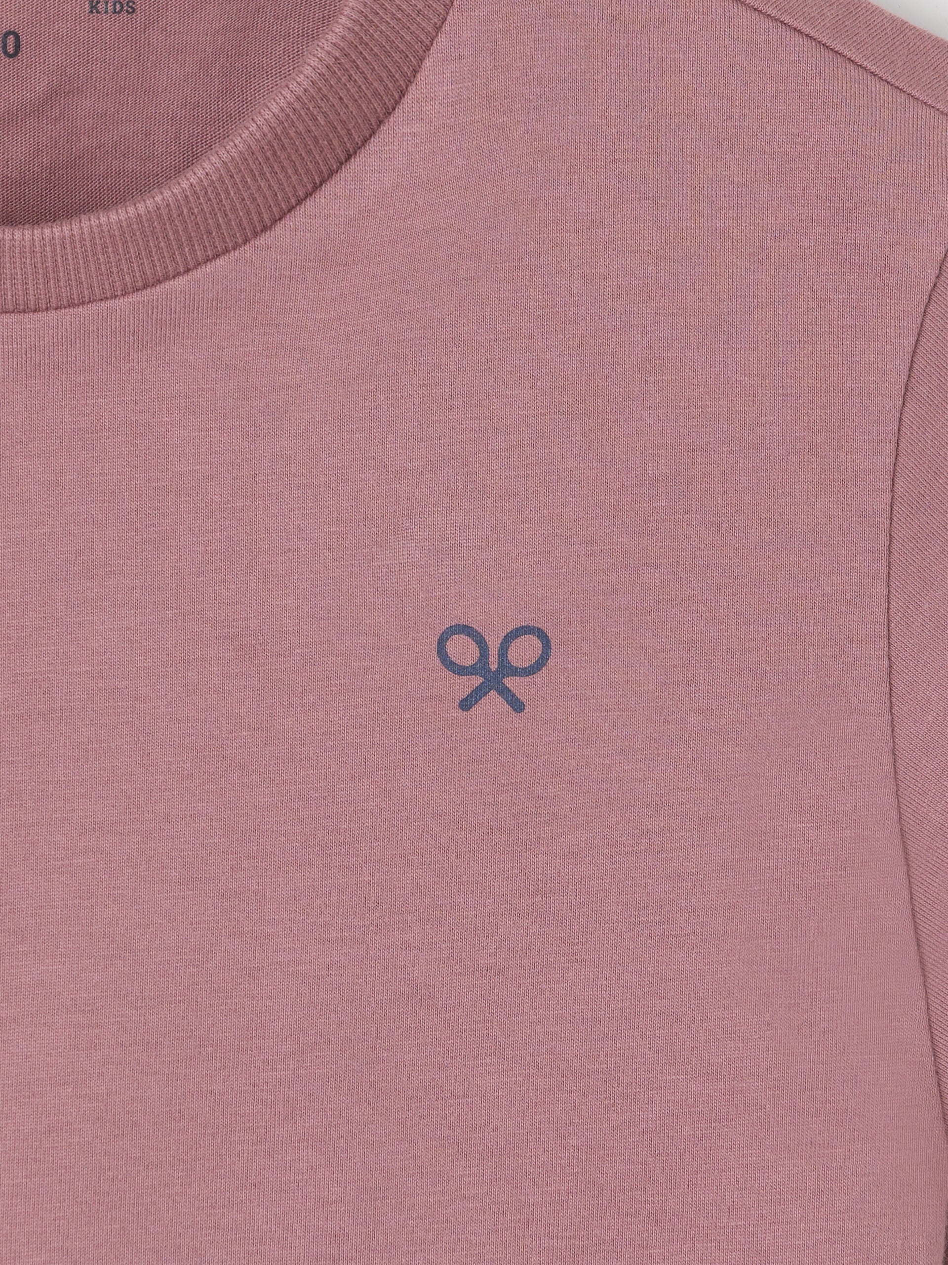 Burgundy ethnic kids' t-shirt