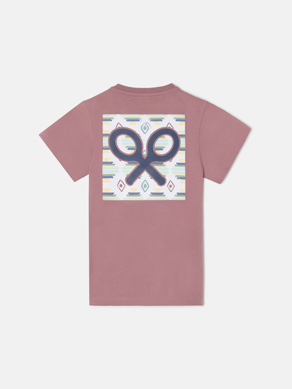 Burgundy ethnic kids' t-shirt