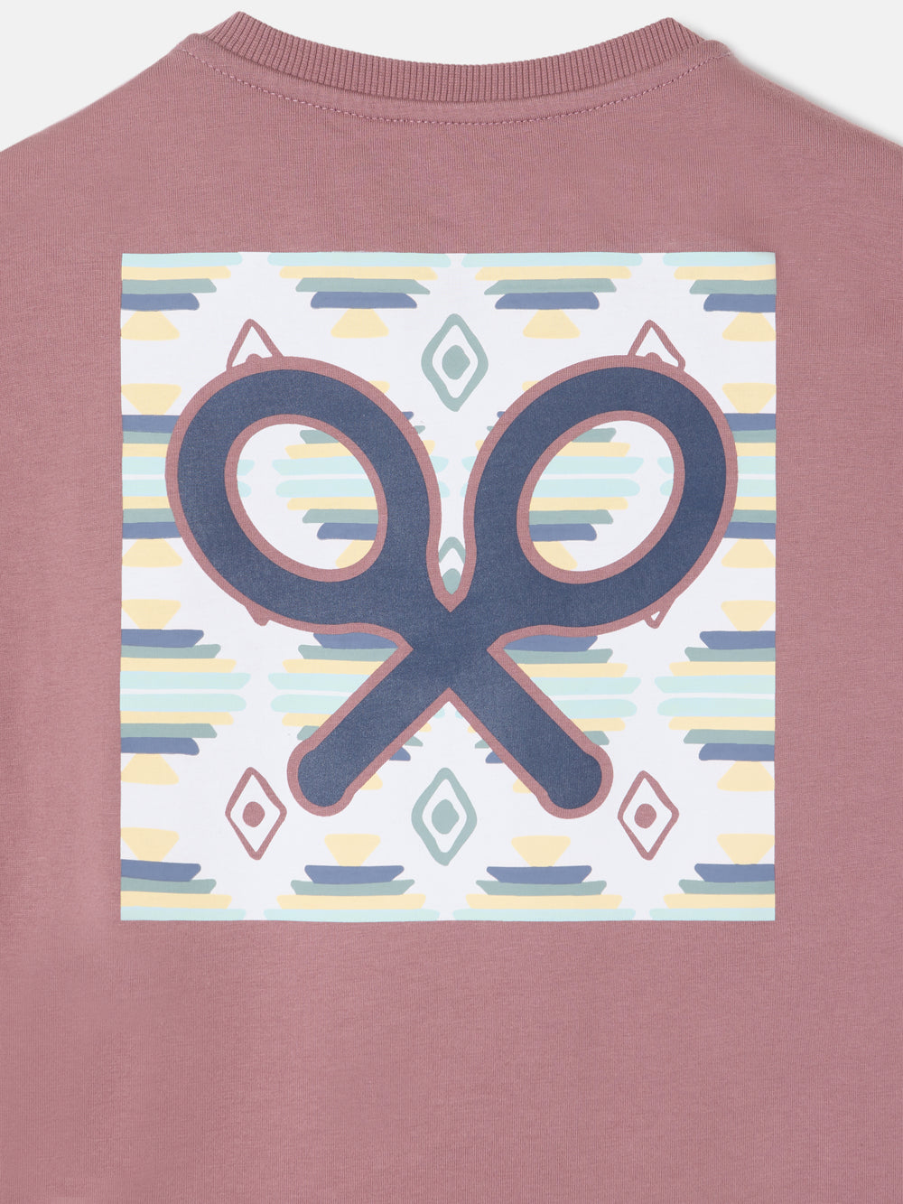 Burgundy ethnic kids' t-shirt