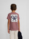 Burgundy ethnic kids' t-shirt