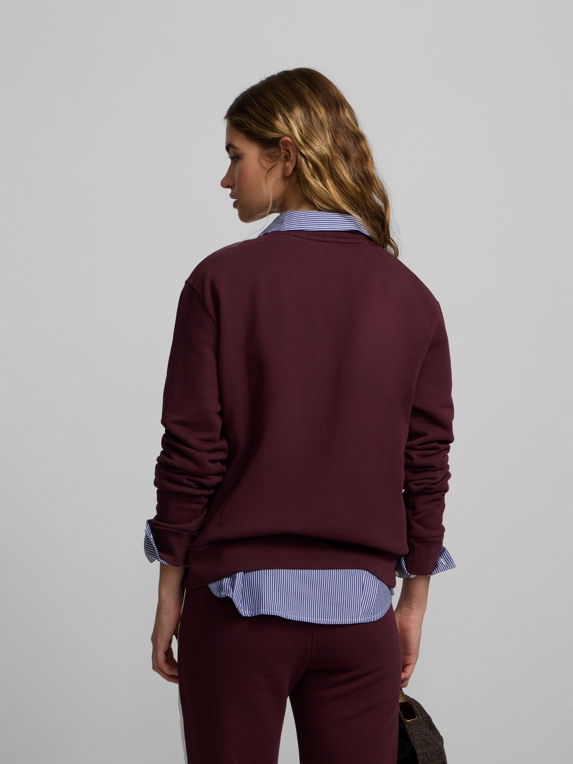 Sudadera chandal silbon woman granate