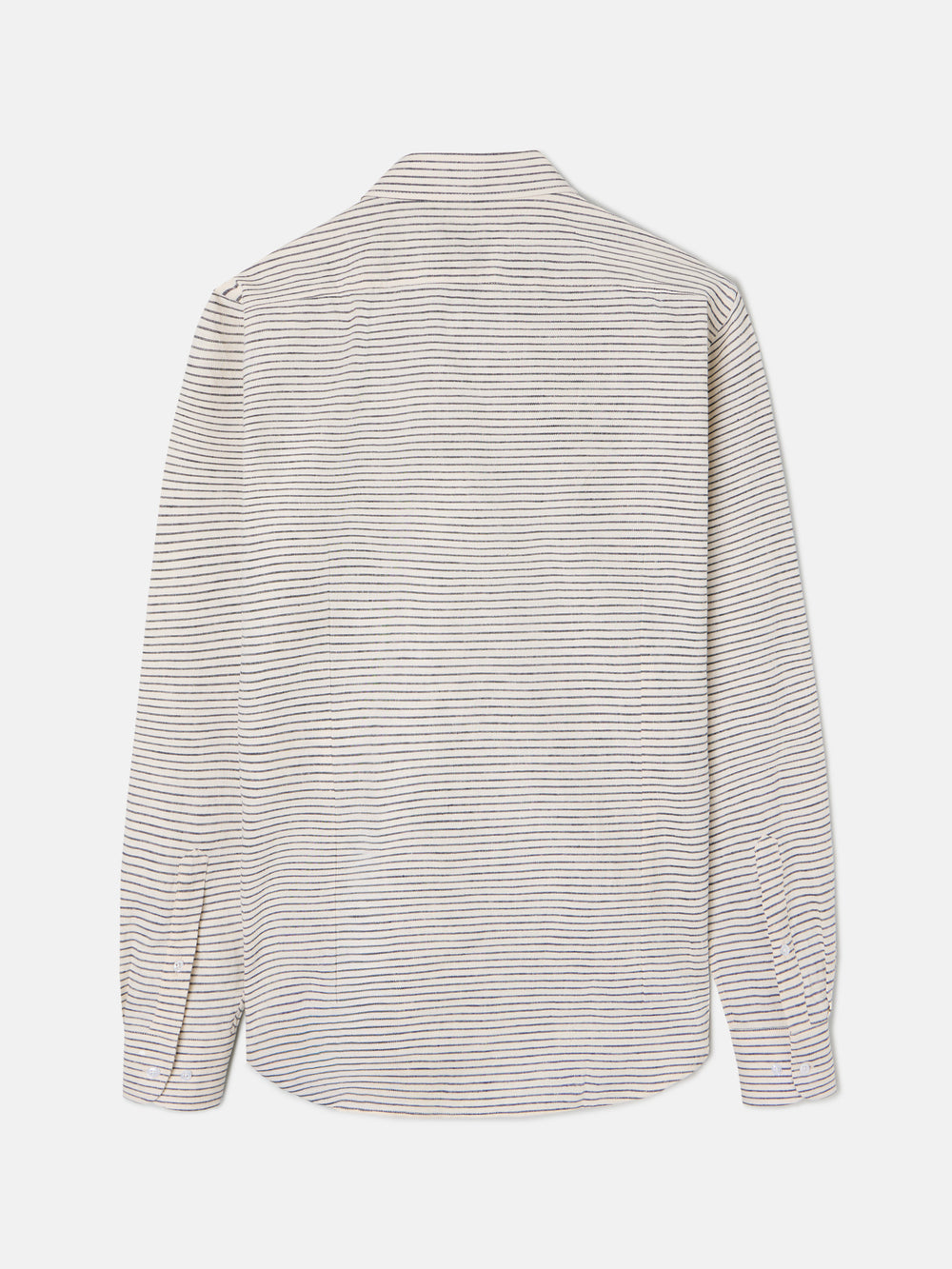 Chemise sport à poche rayée horizontale bleu marine