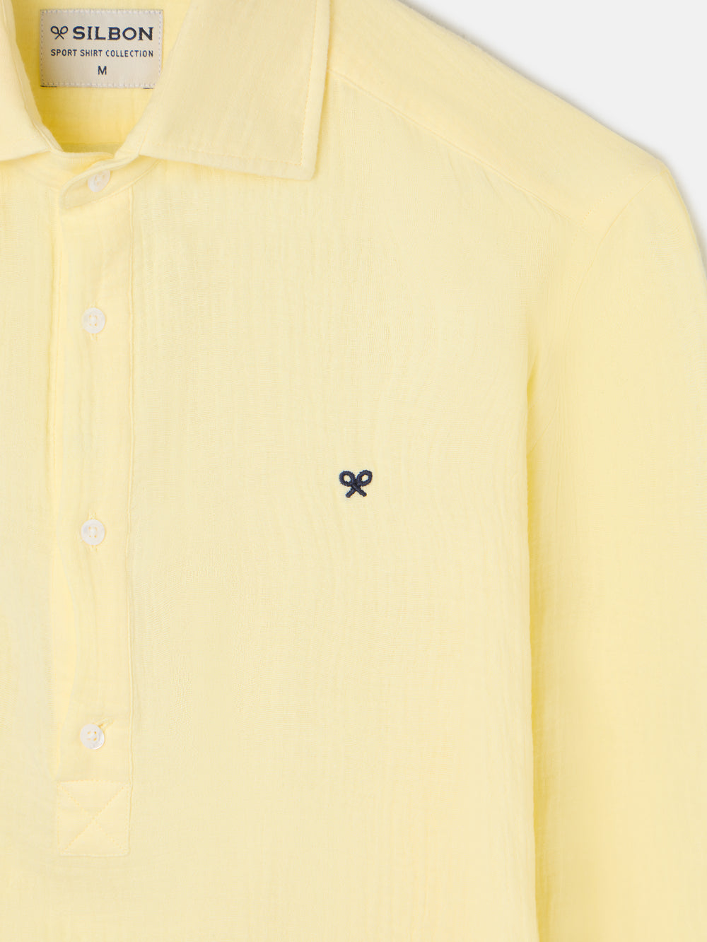 T-shirt minilogo confort jaune