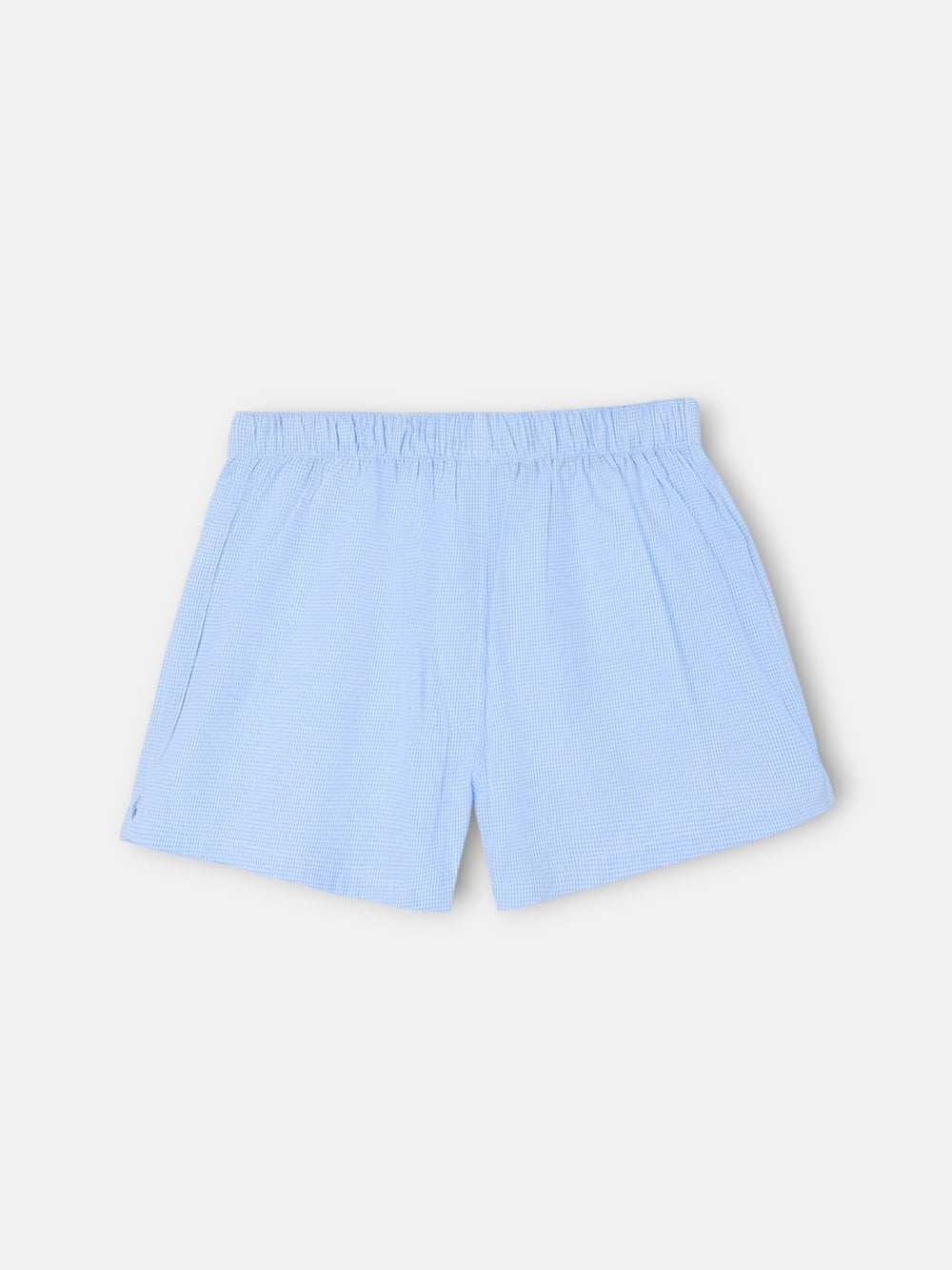 Light blue checkered mini briefs