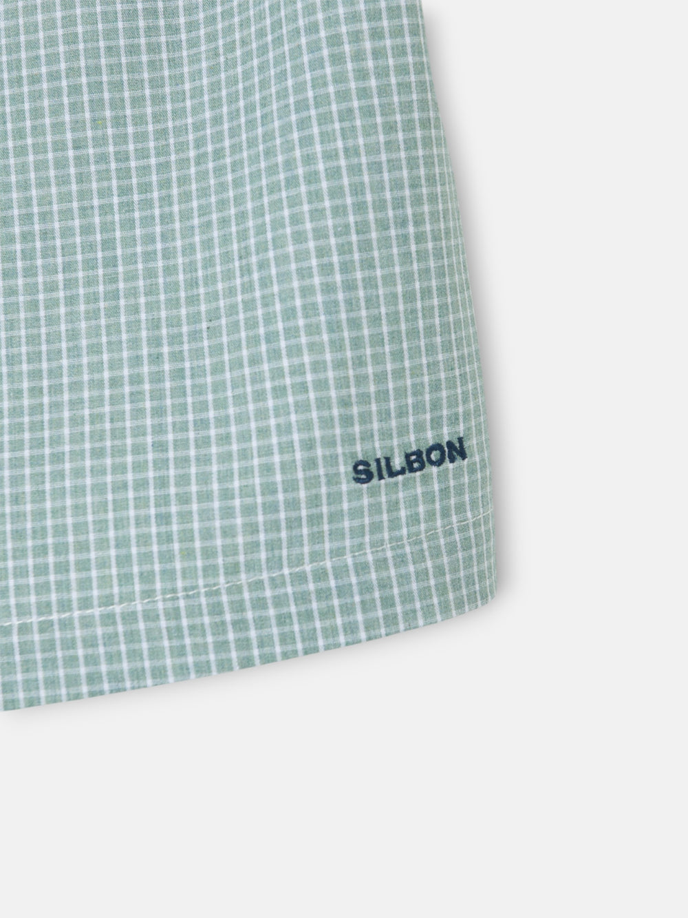 Sous-vêtements à carreaux verts