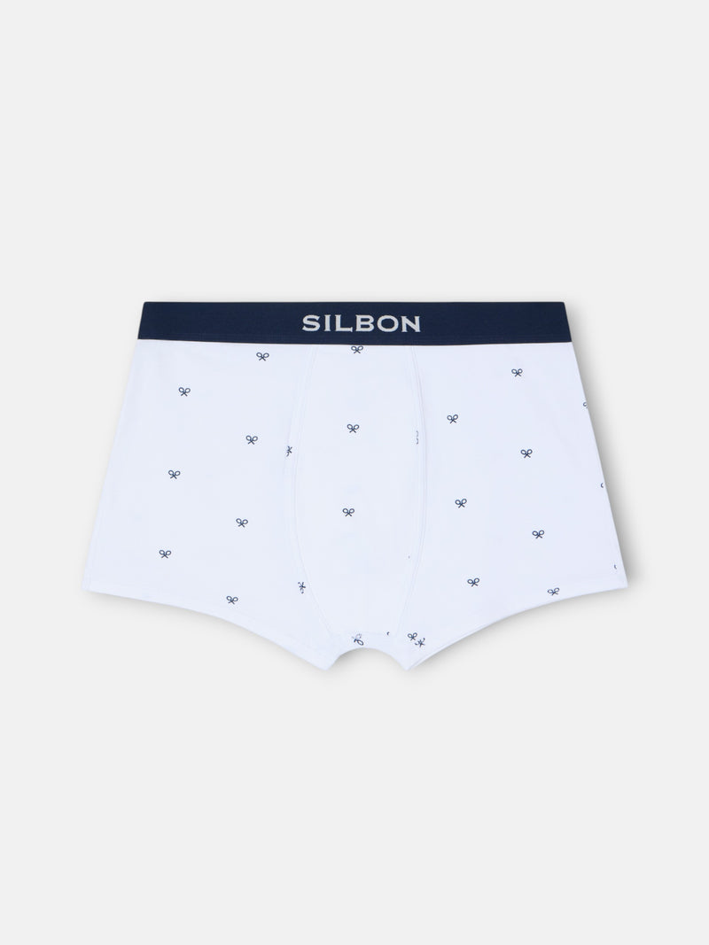 White rackets boxer