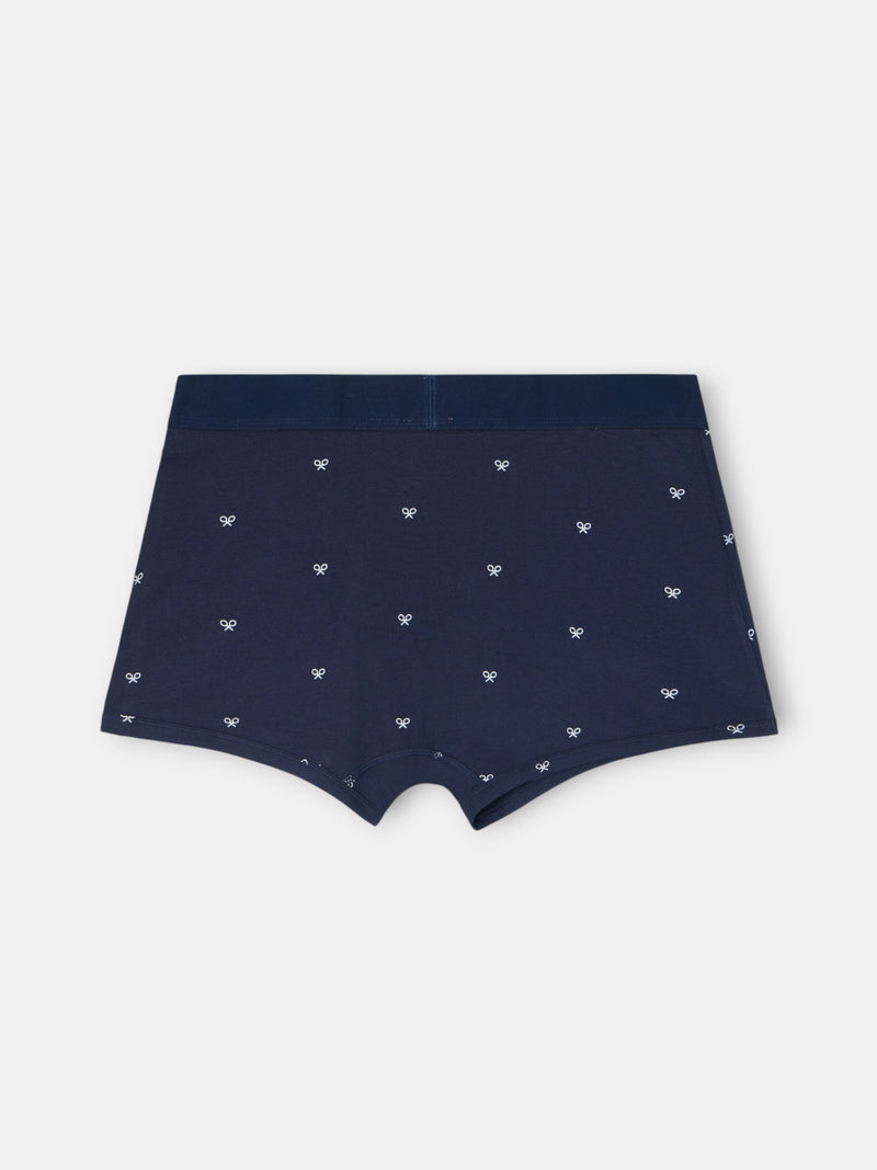 Boxer raquetes azul-marinho