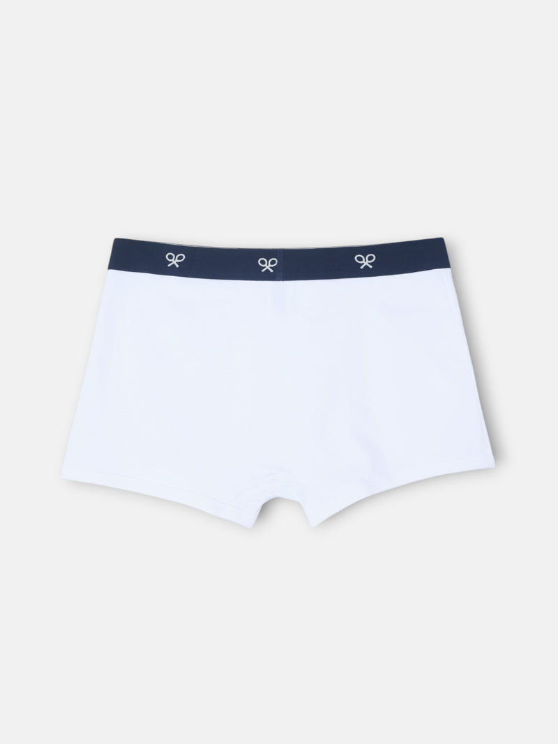 Boxer liso branco
