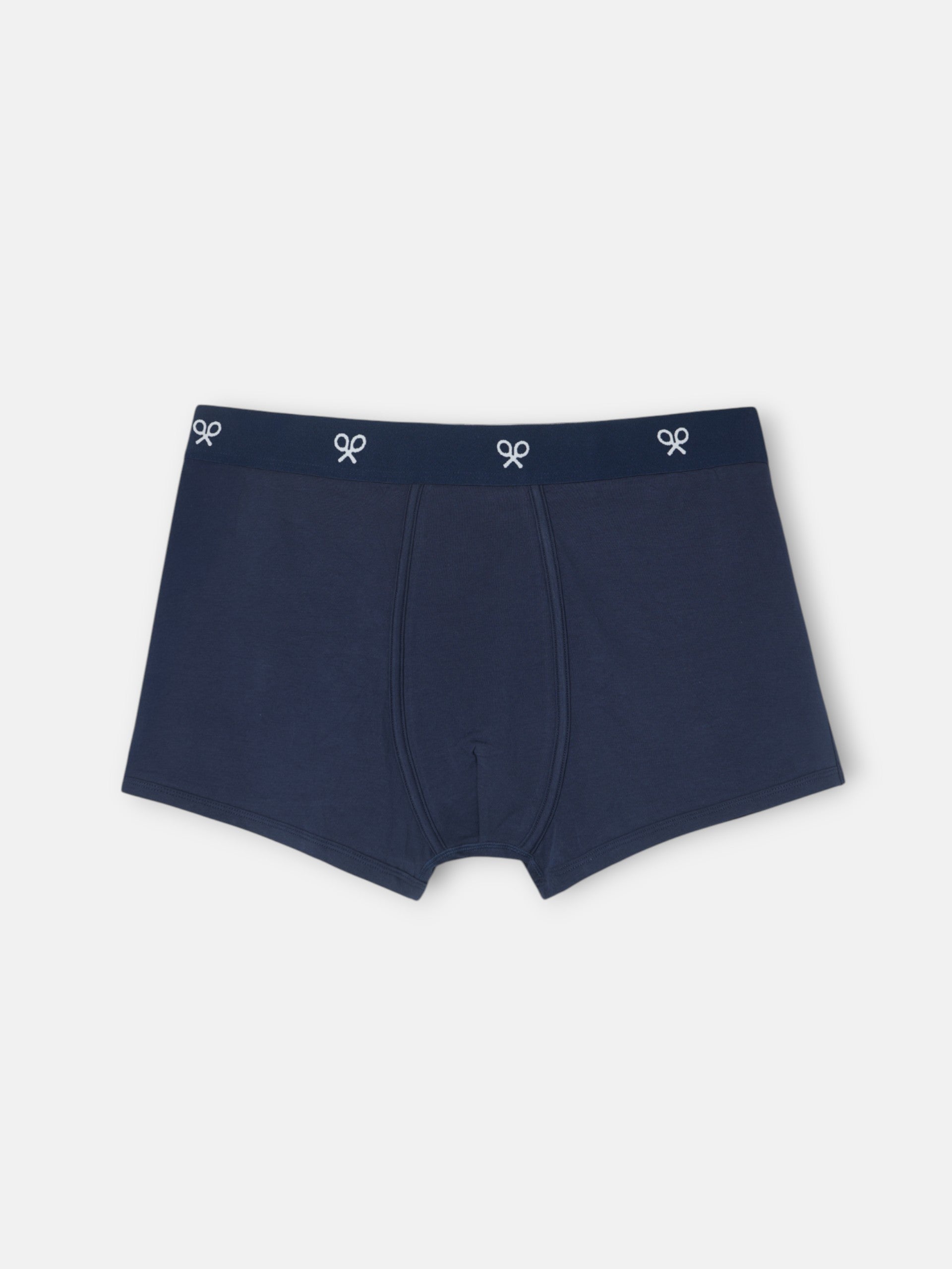 Plain navy boxer