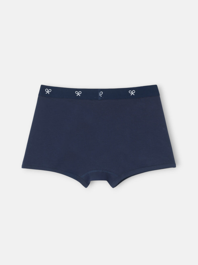 Navy plain boxer