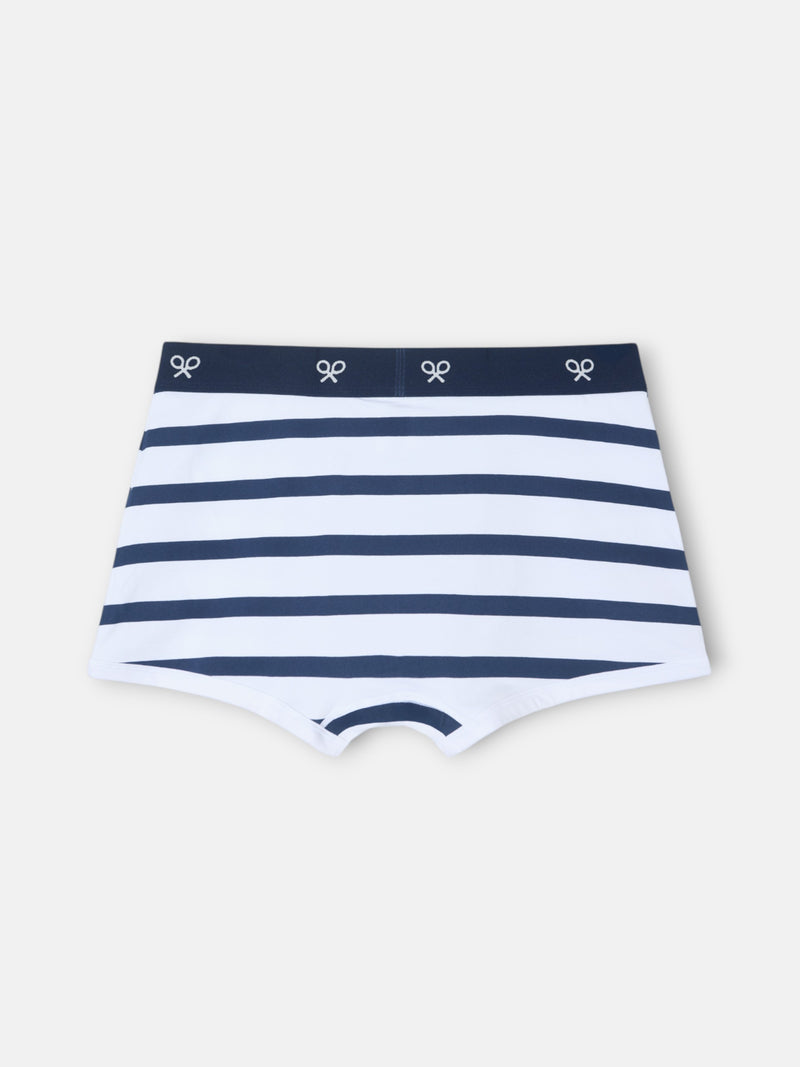 Boxer rayas blanco
