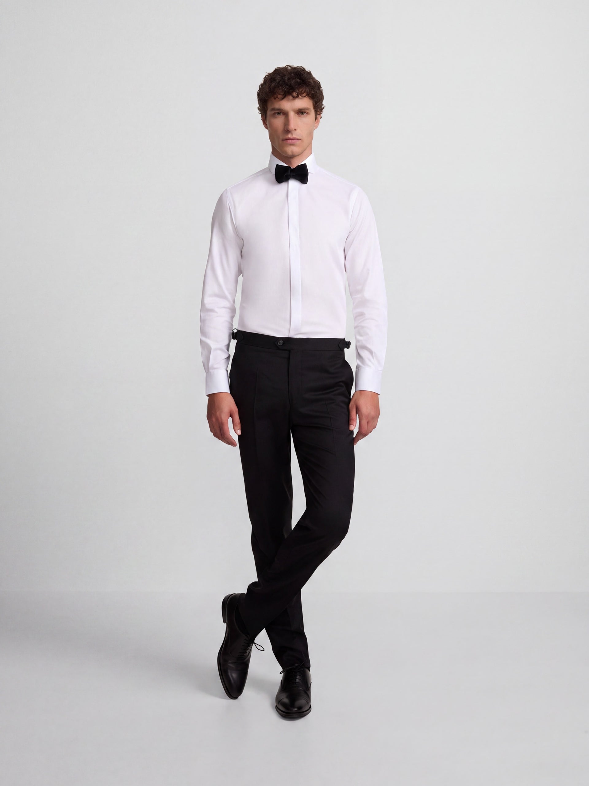 Pantalon esmoquin cruzado classic negro