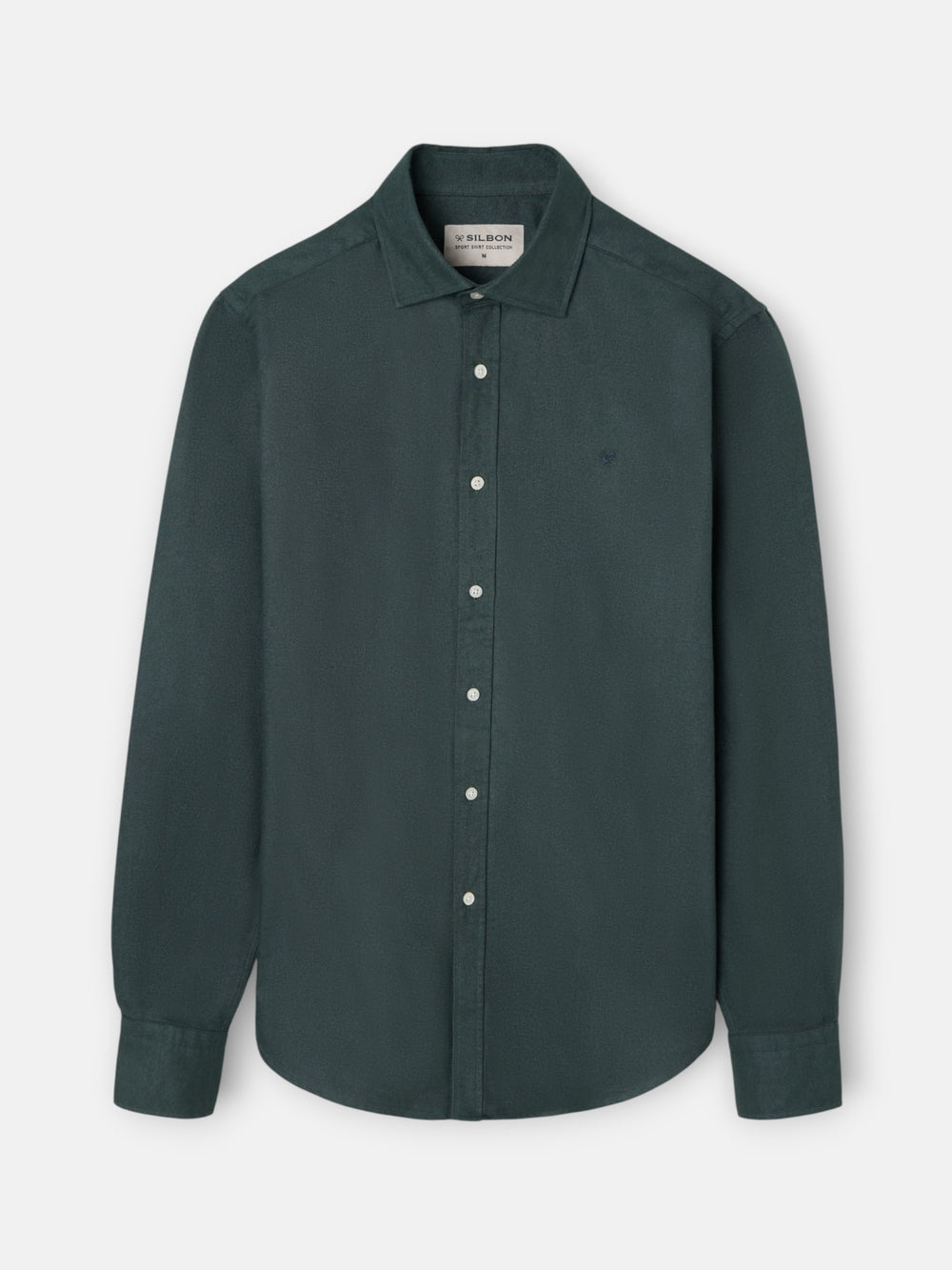 Plain green warm sport shirt