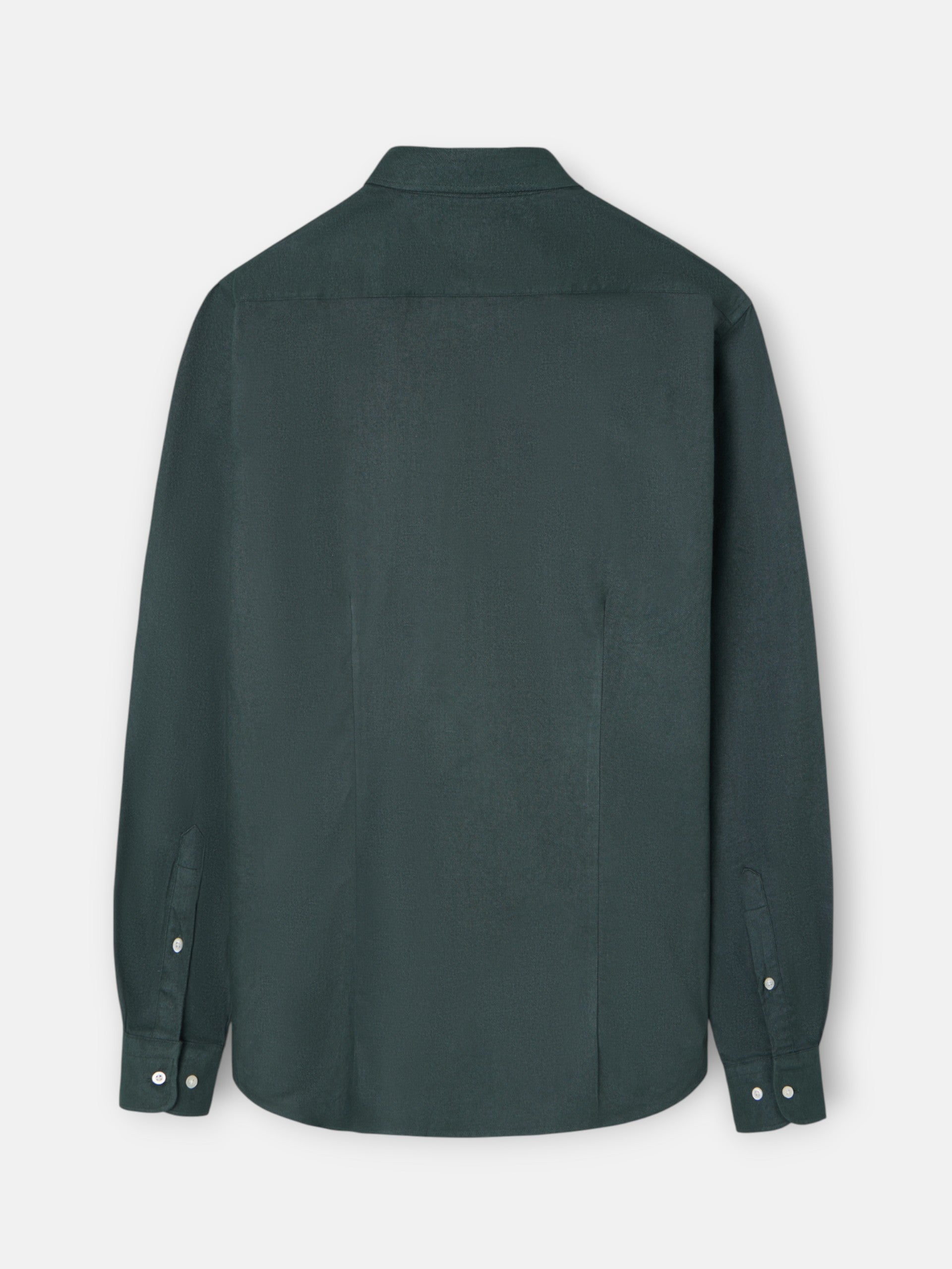 Chemise de sport chaude verte unie