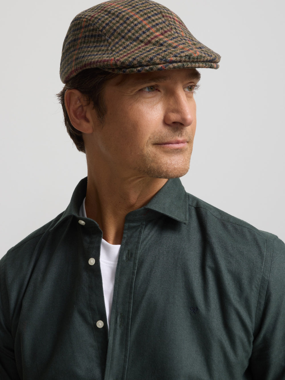 Plain green warm sport shirt