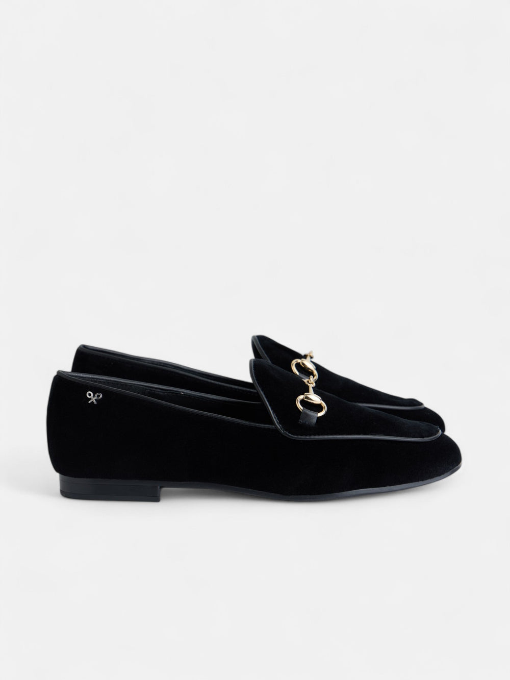 Black velvet moccasin