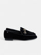 Black velvet moccasin
