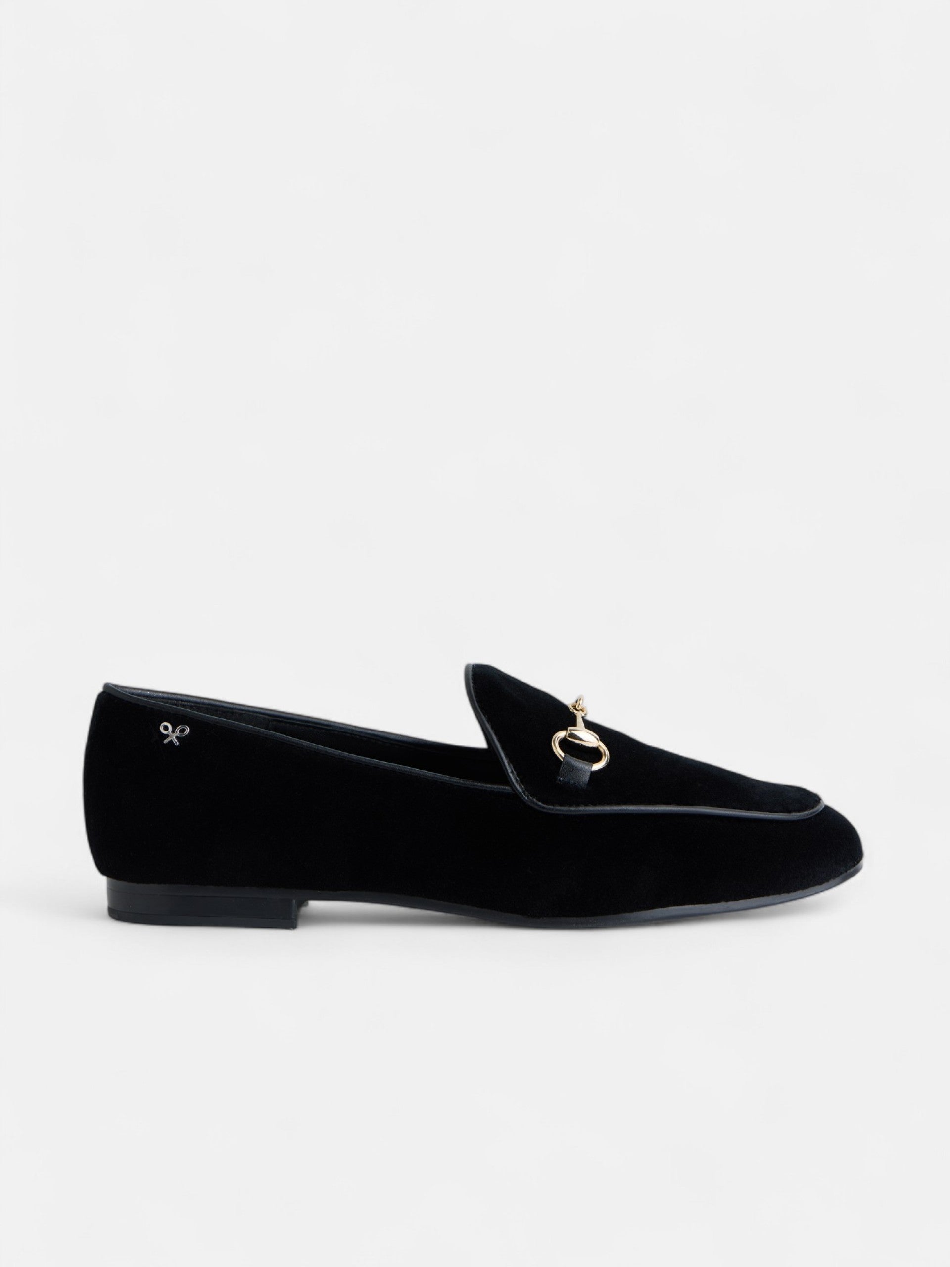 Black velvet moccasin