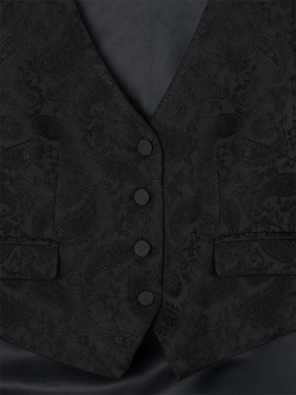 black jacquard lace cape