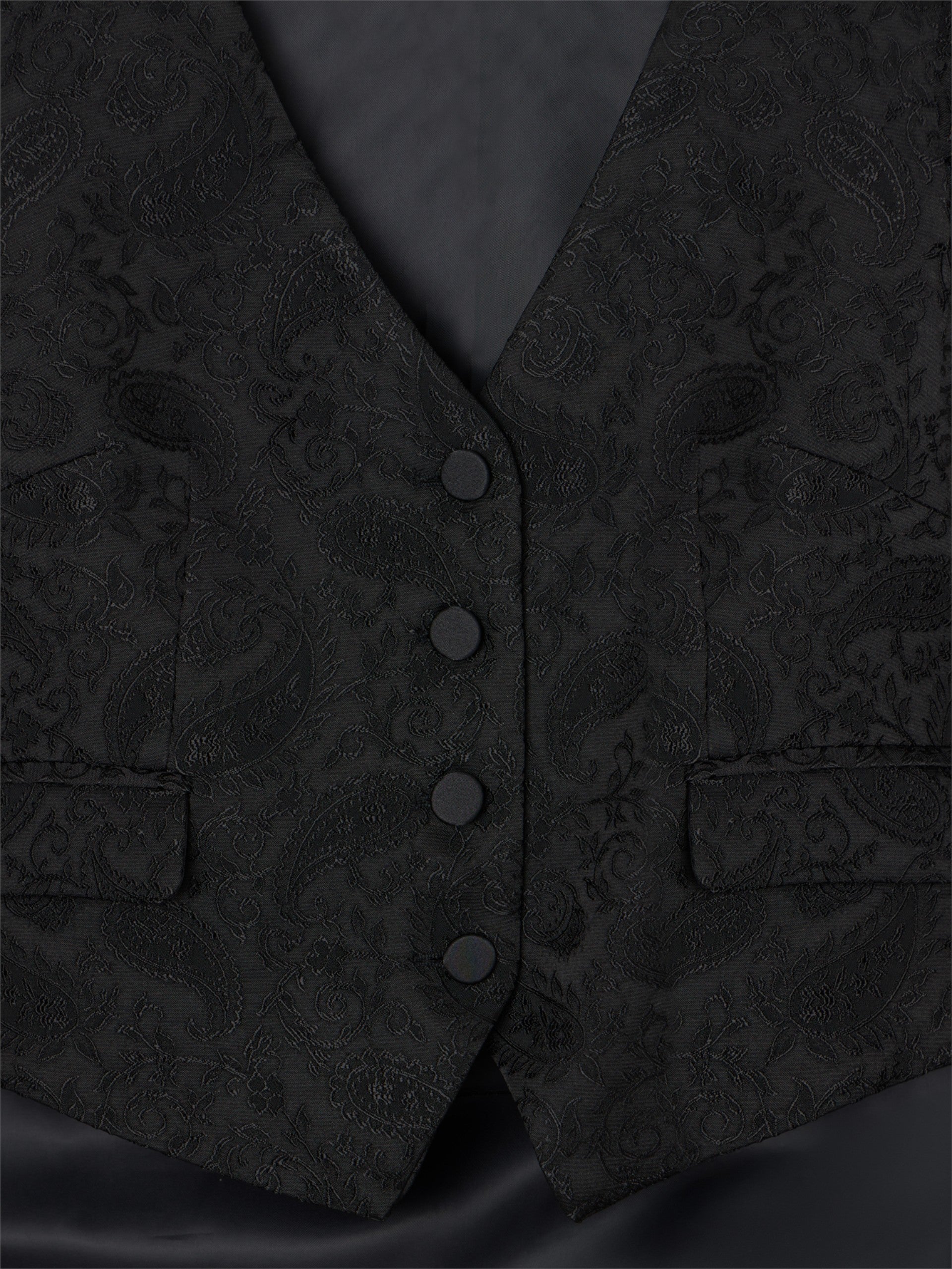 black jacquard lace cape