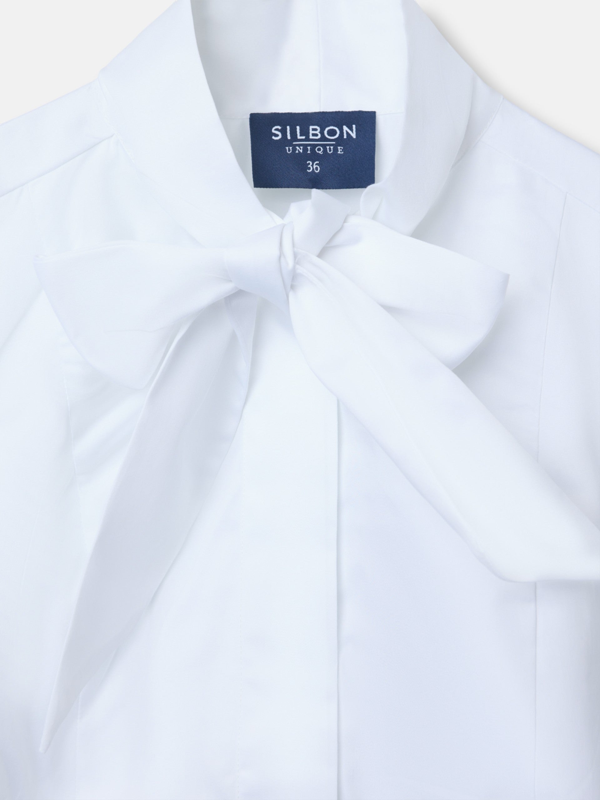 Blusa unique lazada cuello blanca