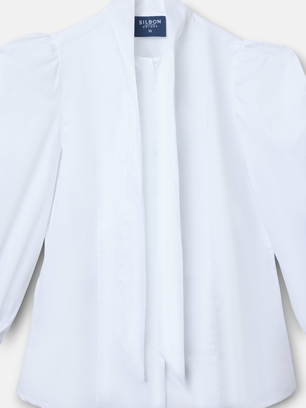 Blusa unique lazada cuello blanca