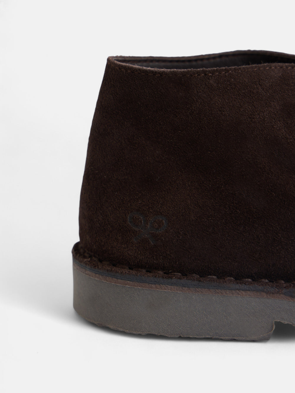 Bota kids cordones marron