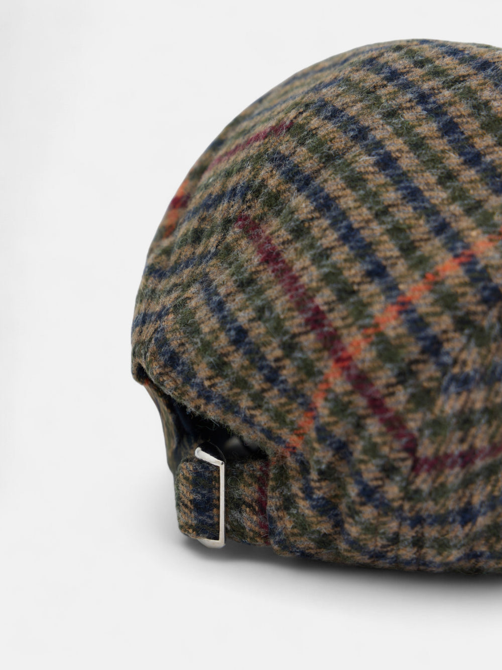 Boné clássico xadrez castanho