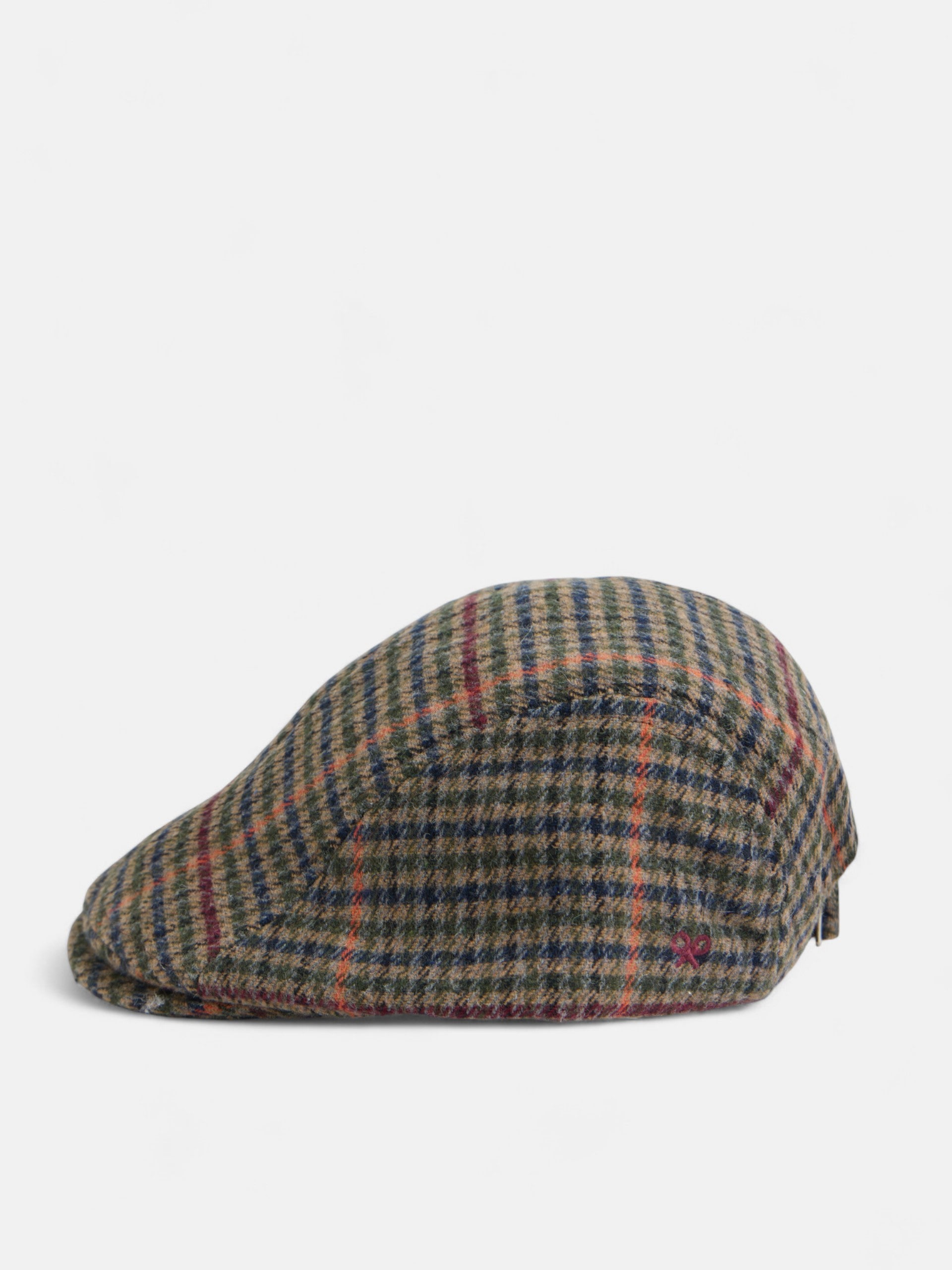 Gorra clasica cuadros marron