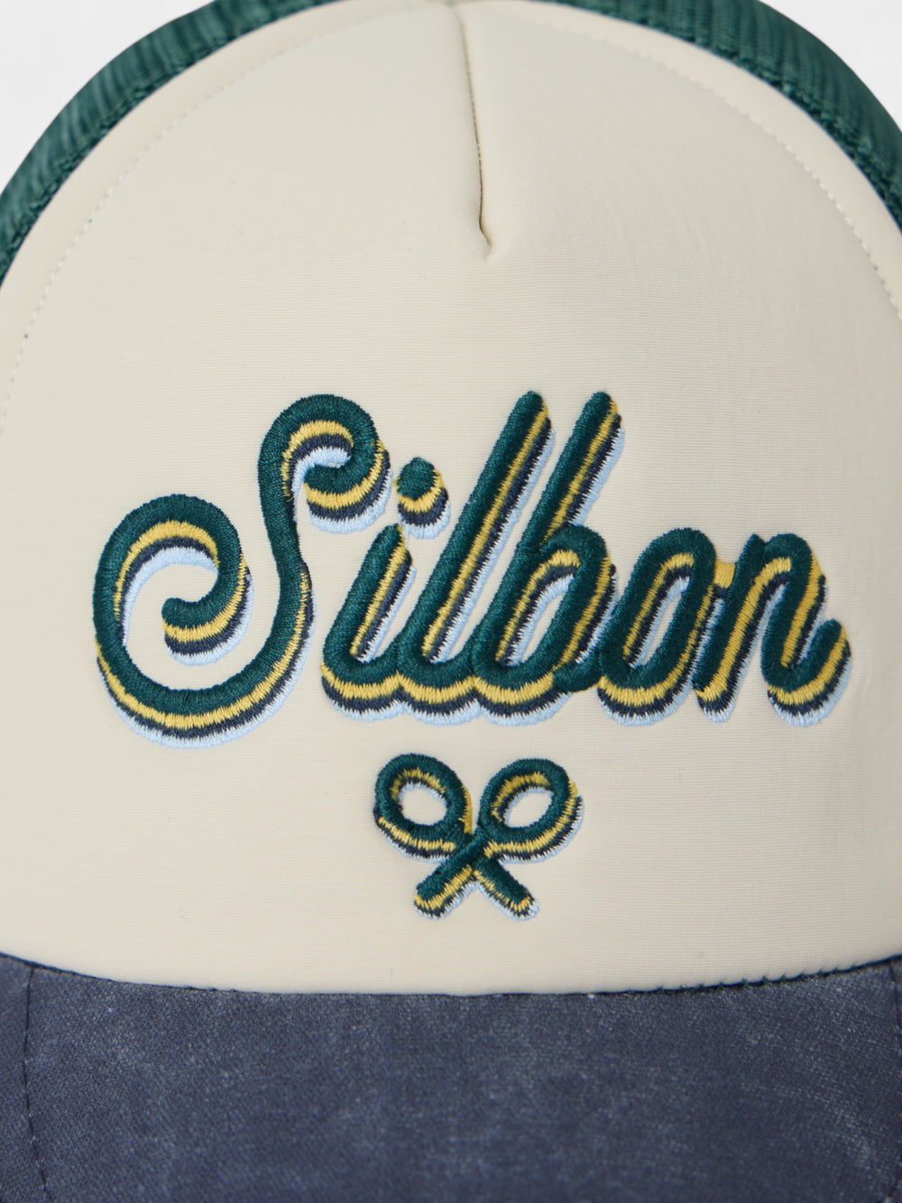 Gorra kids trucker logo bicolor azul marino