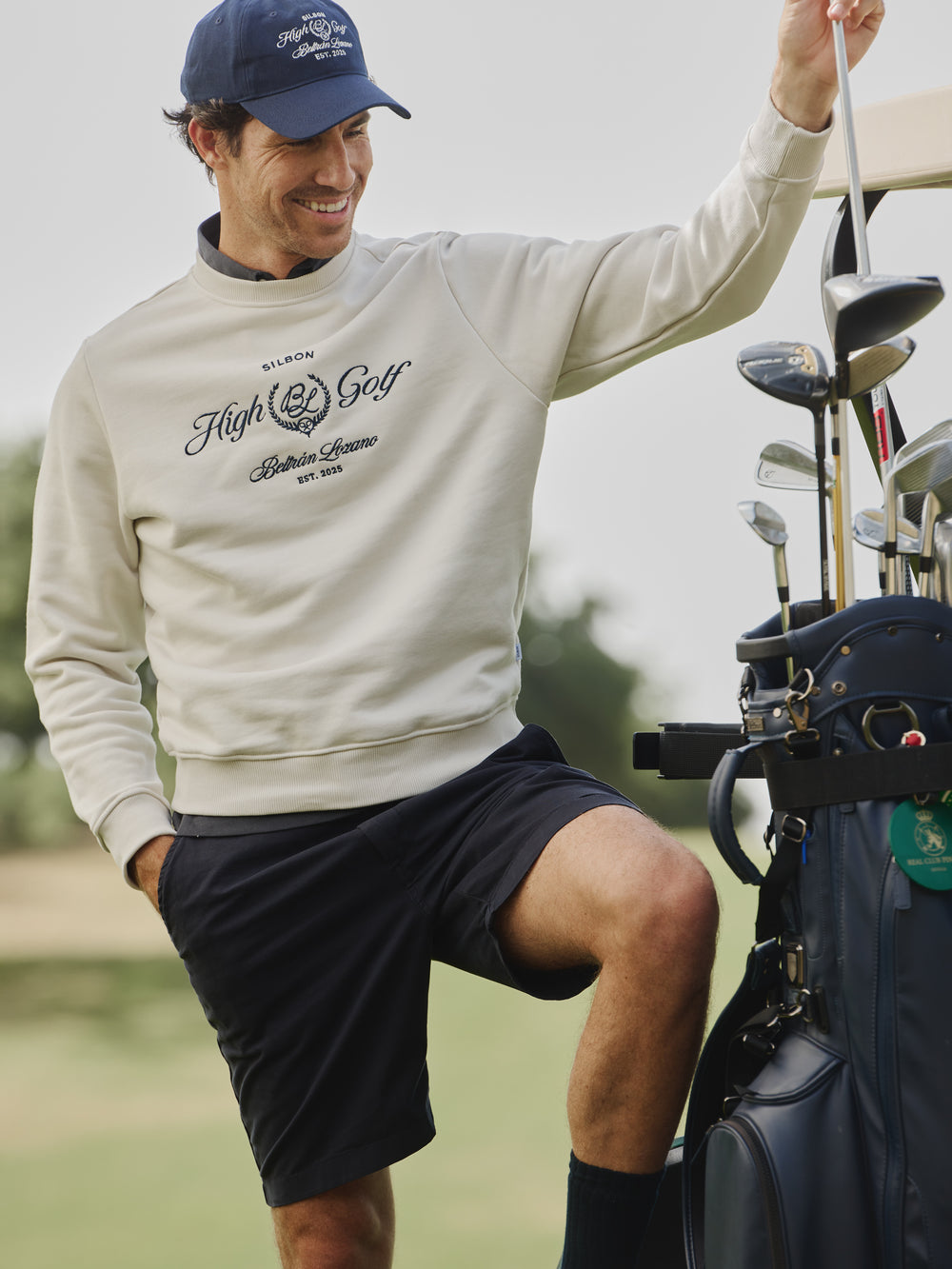 Sudadera Beltran Lozano High Golf crema