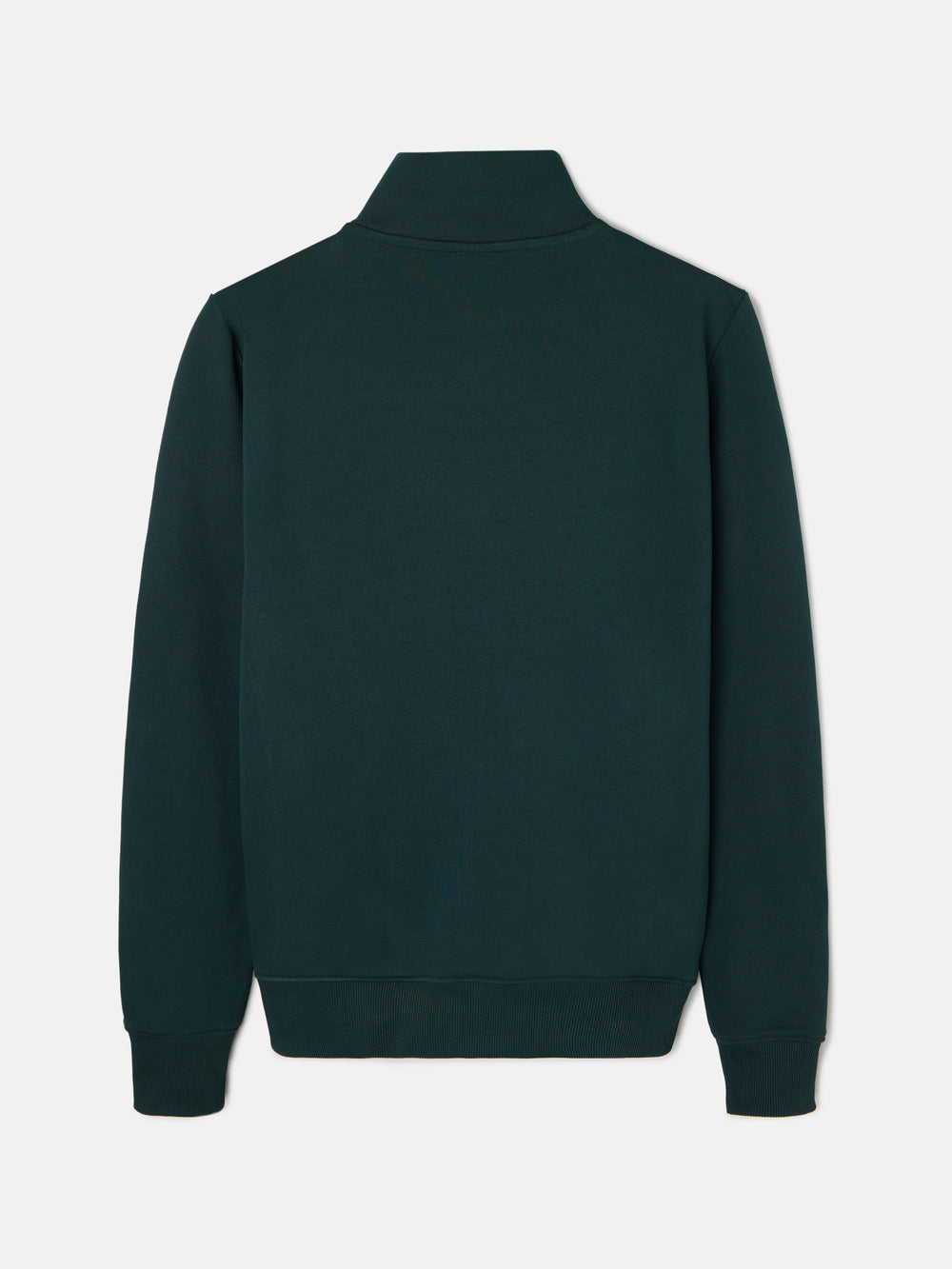 Beltran Lozano dark green half-zip sweatshirt