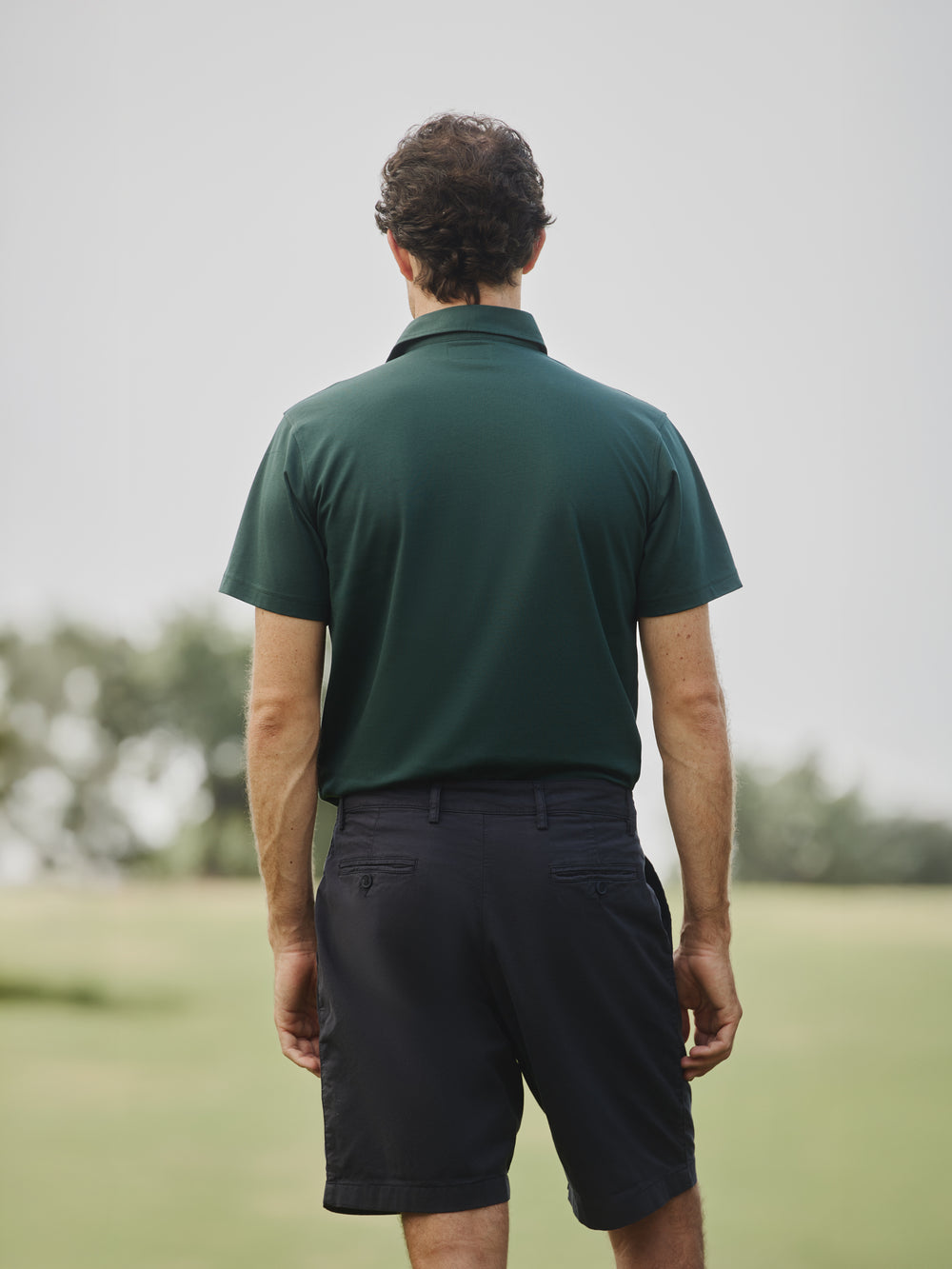 Polo Beltran Lozano bolsillo verde oscuro