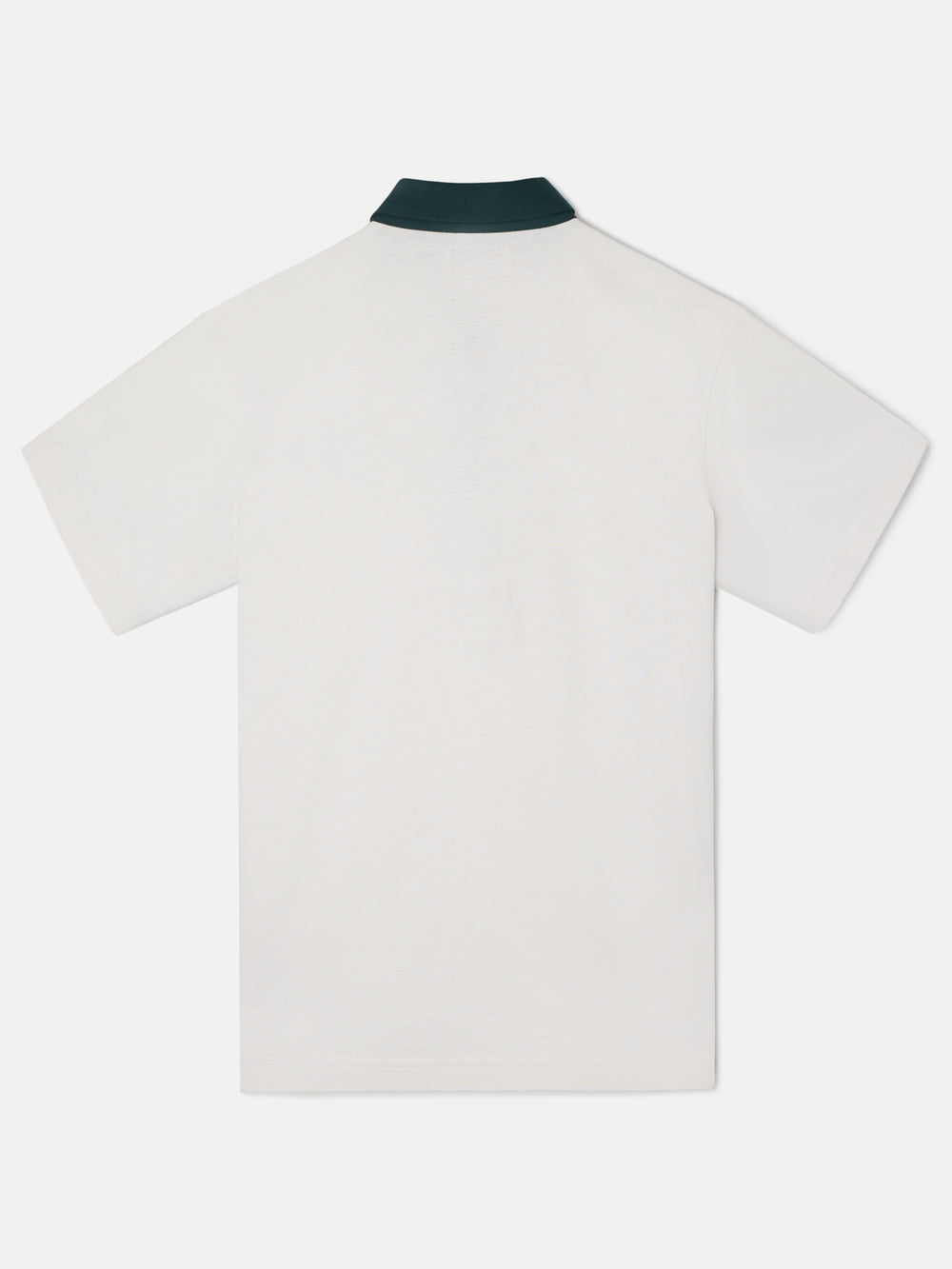 Polo Beltran Lozano bolsillo bicolor blanco